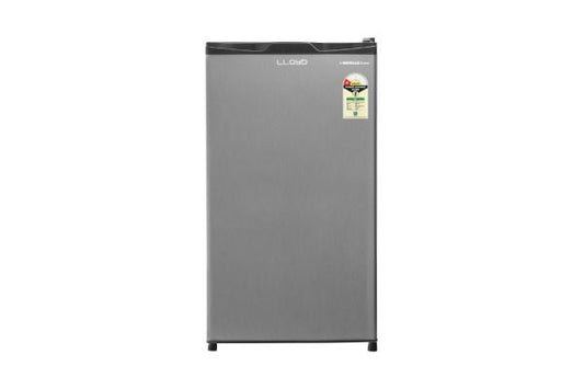 Lloyd 92 L Direct Cool Refrigerator 1 Star Grey Metallic | Compact Low Noise Refrigerator with Stabilizer Free Operation