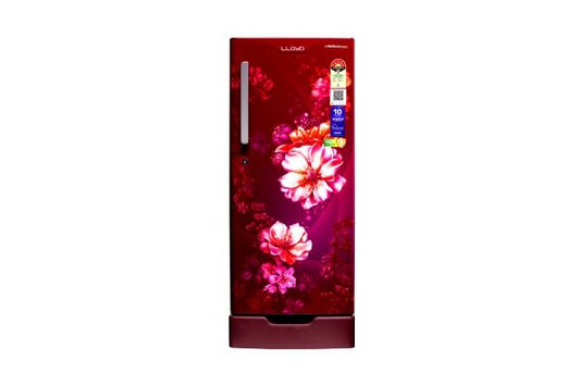 Lloyd 188 L Direct Cool Refrigerator 5 Star Cherry Blossom Wine | Inverter Compressor Fast Cooling