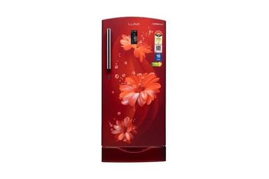 Lloyd 195 L Direct Cool Refrigerator 5 Star Daisy Wine | Inverter Compressor with Auto Defrost