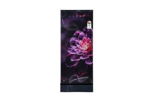 Lloyd Icecool Series 195 L Direct Cool Refrigerator 3 Star Glass Treasure | Inverter Cooling with Rapid Freeze