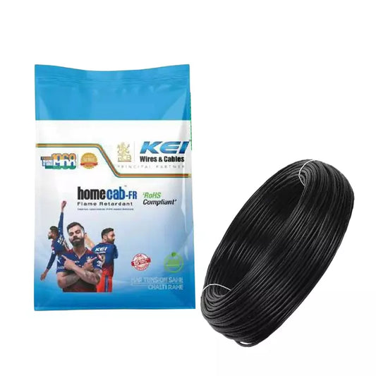 KEI FR 16 sq mm flexible copper cable 100 m available in Black, Red, Green, Blue, Yellow and White
