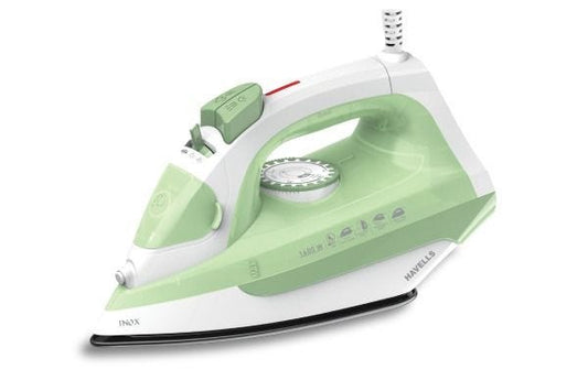 Havells Inox Steam Iron GHGSIEGG160 1600W | 220ml Tank with Anti-Drip & Steam Burst