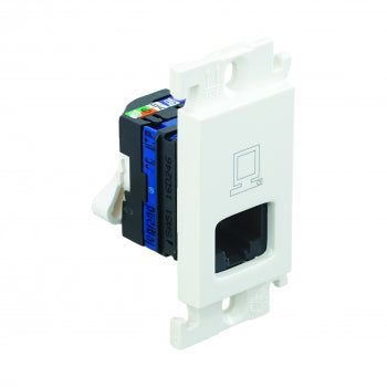 Legrand Mylinc Rj-45 Socket Cat-6 with Shutter 1Module White - 675967