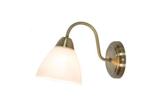 Havells Floretine Wall Light E27 Antique Brass | Decorative Hospitality Wall Lighting
