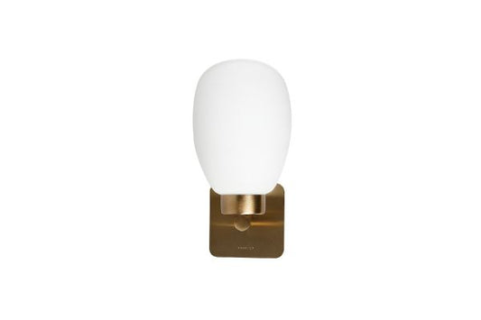 Havells Floretine Wall Light 1LS Antique Brass B22 Glass | Premium Decorative Wall Fixture
