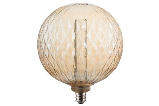 Havells Chimes G200 Amber E27 Decorative LED Lamp 4W 1800K | Warm Designer Glass Bulb