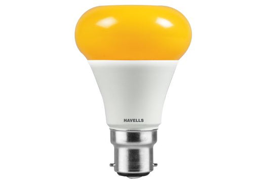 Havells LED Rojo Yellow B22 LED Lamp 7W 350lm IP20 | Decorative Ambience LED Bulb