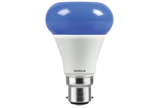 Havells LED Rojo B22 Blue Mushroom Lamp 7W 25lm IP20 | Decorative Colour LED Lamp