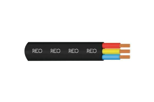 Havells FR 3 Core Flat Copper Cable 2.5 sq.mm Black 1000m WRPNDSKG32X5 | 1100V Flexible Cable