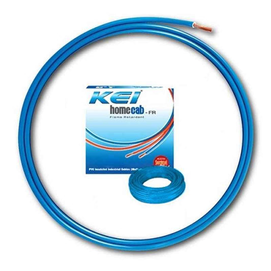 KEI WIRE 1CORE 4SQMM [HOMECAB - FR] BLUE 100MTR