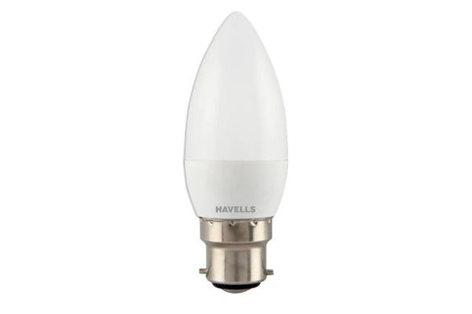 Havells Adore B22 2.8W WW Candle LED Lamp | Warm White Decorative Energy Saving Lamp