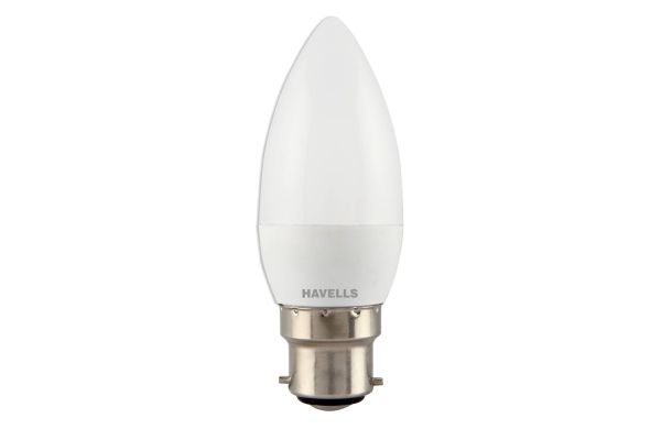 Havells Adore B22 2.8W WW Candle LED Lamp | Warm White Decorative Energy Saving Lamp