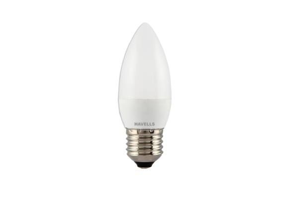 Havells Adore LED E27 Cool Day Light Candle Lamp 2.8W 240lm IP20 | Decorative Energy Saving LED Lamp