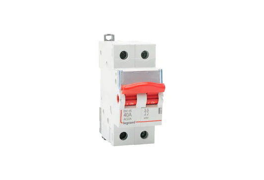 Legrand DX³ Isolator 32A Double Pole 240V for AC Applications up to 125A – 406500
