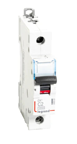 Legrand DX³ MCB 2A C Curve Single Pole 240/415V – 408583