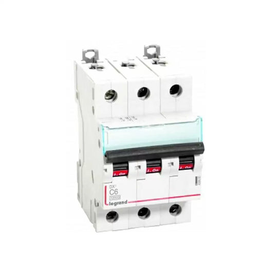 Legrand DX³ MCB 6A Triple Pole 415V AC – 408650
