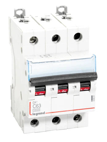 Legrand DX³ MCB 63A Triple Pole 415V – 408661