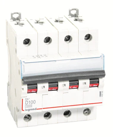 Legrand DX³ MCB 100A Four Pole 400V – 408704
