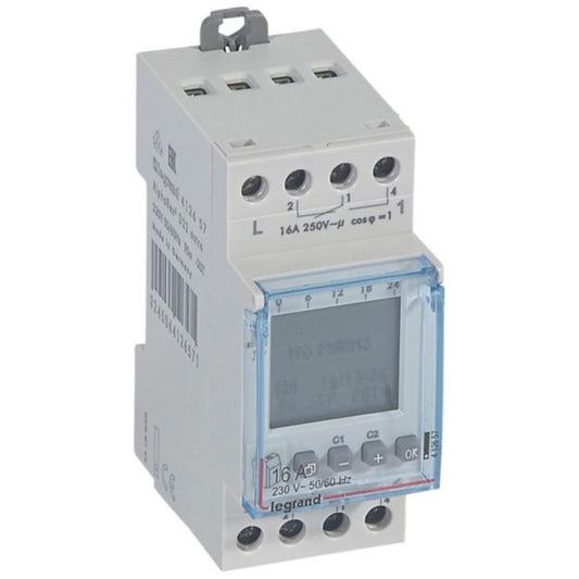 Legrand Alpharex3 D22 Astro Digital Time Switch 2 Channel 16A (Cat No. 412657)