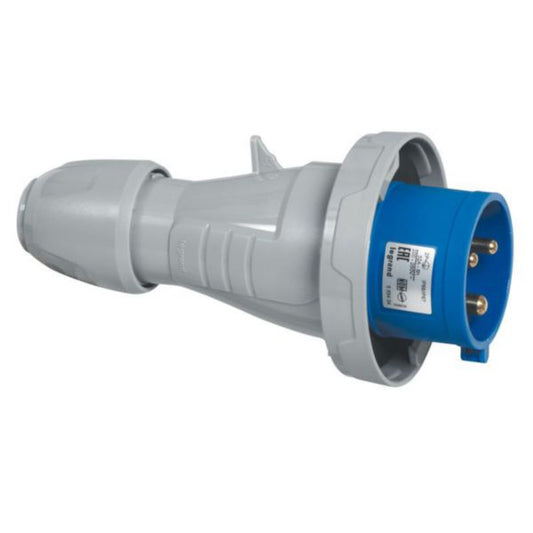 Legrand P17 Tempra Pro Straight Plug 16A 200/250V 2P+E IP66/67 LV 16 & 32A – 555324