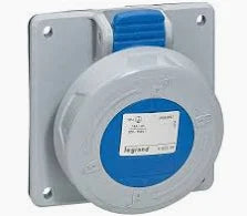Legrand Panel Mounting Industrial Socket 32A 2P+E 230V IP67 (Cat No. 555484)