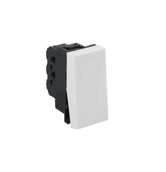 Legrand Arteor - 6A Switch SP 1 Way 1 Module (Square White Mechanism)
