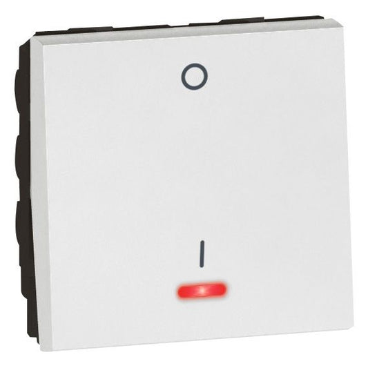 Legrand Arteor Switch 20A with Indicator DP 1Way 2Module - 573454