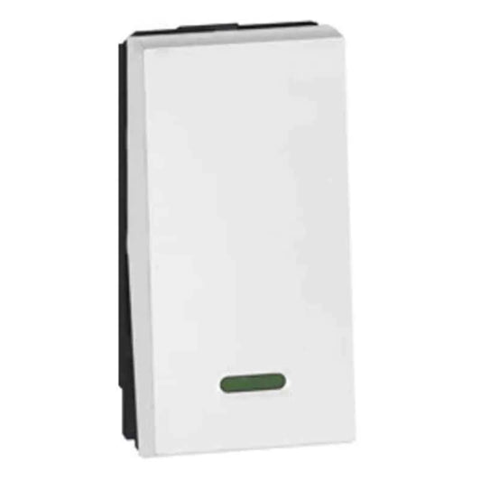 Legrand Arteor - 20A Switch SP 2 Way with Indicator 1 Module (Square White Mechanism)