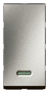 Legrand Arteor - 6A Switch SP 1 Way with Indicator 1 Module (Square Magnesium Mechanism)