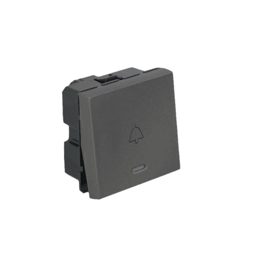 Legrand Arteor - 6A Bell Push SP 1 Way with Indicator 2 Module (Square Magnesium Mechanism)