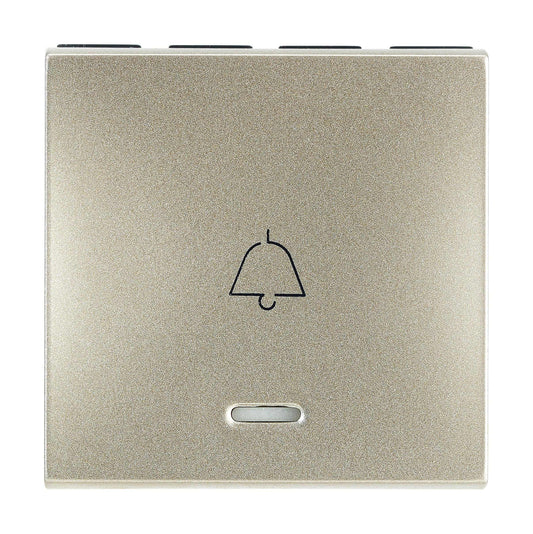 Legrand Arteor 6A BELL PUSH with Indicator SP 1Way 2Module Champagne - 574826