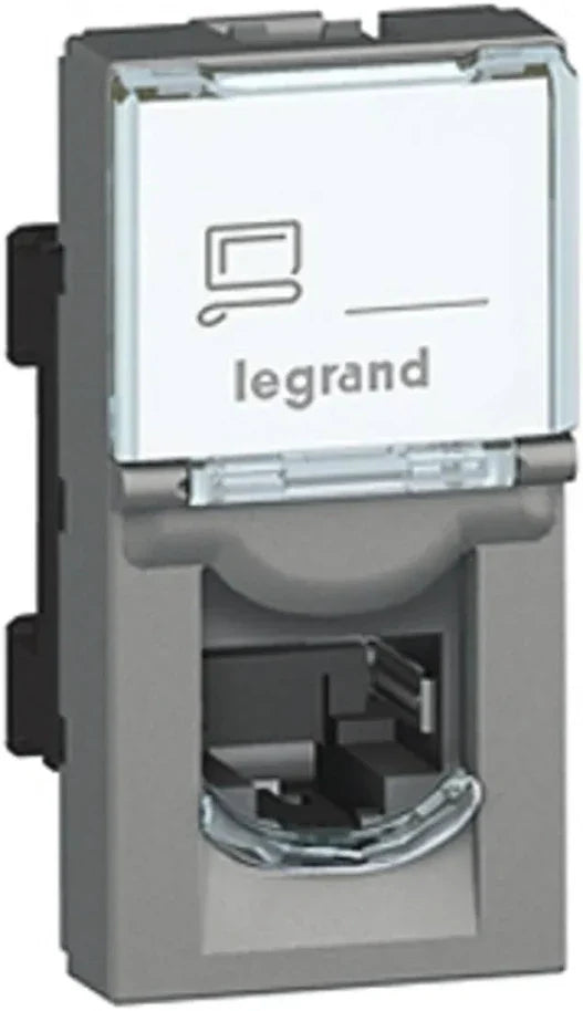 Legrand Arteor Telephone Socket RJ11 with Shutter 1 Module Champagne – Cat No. 574846
