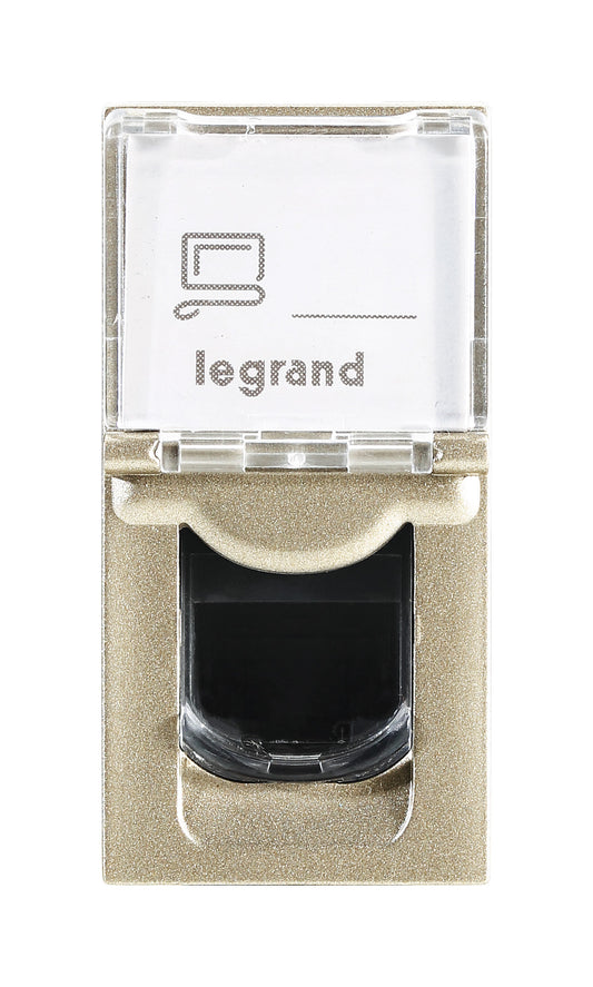 Legrand Arteor Information Socket RJ45 Cat6 UTP 1Module Champagne - 574849