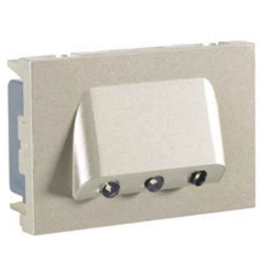 Legrand Arteor - Skirting Light with LED 230V 3 Module (Square Champagne Mechanism)
