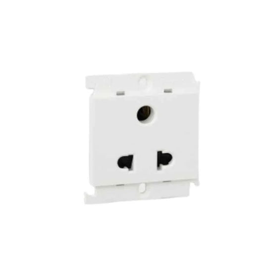 Legrand Arteor - 6A Socket with Shutter 3 Pin ISI 2 Module (Square Champagne Mechanism)
