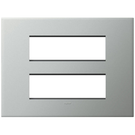 Legrand Arteor Pearl Aluminium Plate 12Module - 575771