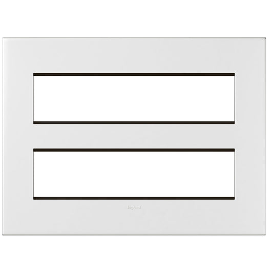 Legrand Arteor White Plate+Frame 16 (2X8) Module - 575780