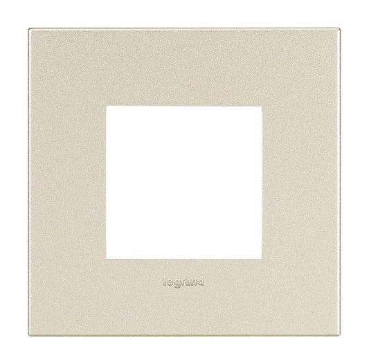 Legrand Arteor Cover Plate - 2 Module, Champagne (Overmoulded Frame) 575823