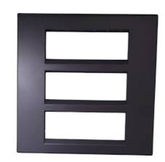 Legrand Arteor Cover Plate - 3x6 Module, Dark Bronze (Overmoulded Frame) 575842