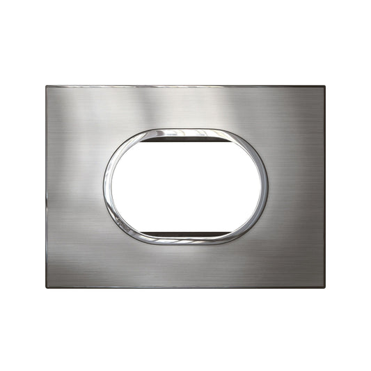 Legrand Arteor Plate+Frame 3Module Stainless Steel - 575916