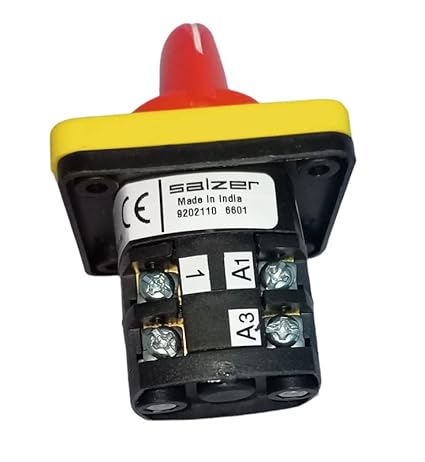 Lauritz Knudsen (Formerly L&T Switchgear Business) Cam Operated Rotary Switch 6A Single Pole 12 Way – Cat No. 61058SAB13TDYR