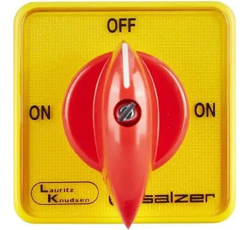 Lauritz Knudsen (Formerly L&T Switchgear Business) Cam Operated Rotary Switch 25A 3P 4W – Cat No. 61101SEB03TDYR