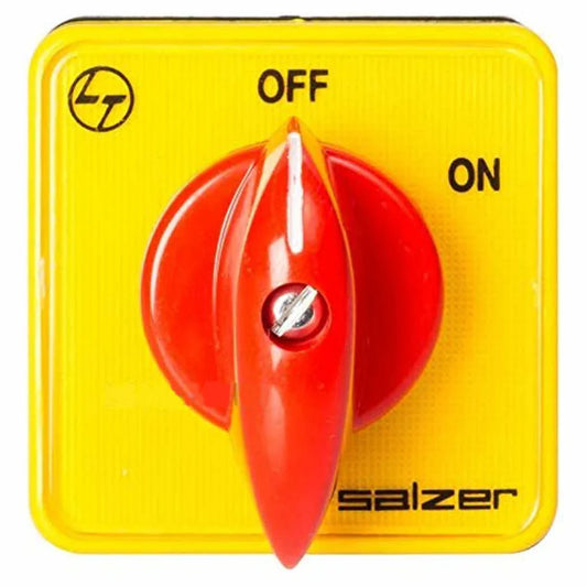 Lauritz Knudsen (Formerly L&T Switchgear Business) Cam Operated Rotary Switch 6A 3P ON-OFF 90° Operation – Cat No. 61199SAB13TDYR