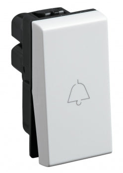 Legrand Myrius 6A Bell Push 1Module White - 673020