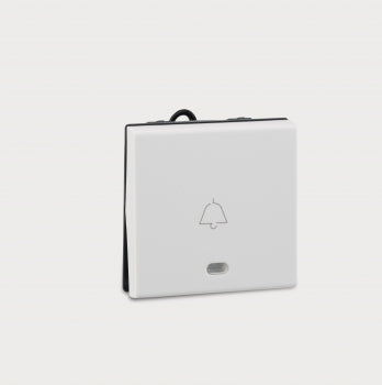 Legrand Myrius 6A Bell Push with Indicator 2Module WHITE - 673023