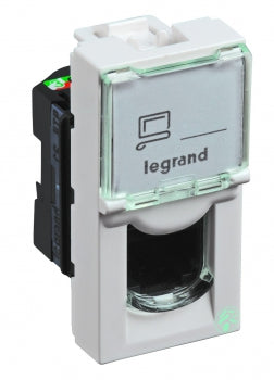 Legrand Myrius RJ-45 CAT 6 UTP 1Module WHITE - 673055