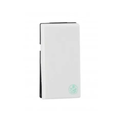 Legrand Myrius 6A Switch – 1 Way – 1 Module White Antibacterial 673084