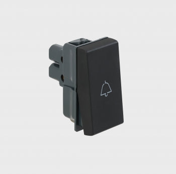 Legrand Myrius 6A Bell Push 1Module Black - 673120