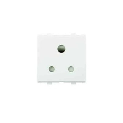 Legrand Myrius 6A Socket – with Shutter – 3 Pin – ISI – 2 Module Indian Standard Sockets 673186
