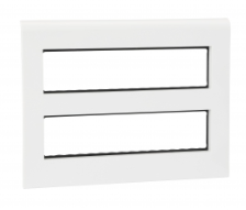 Legrand Myrius PLATE+FRAME 16Module WHITE - 673216